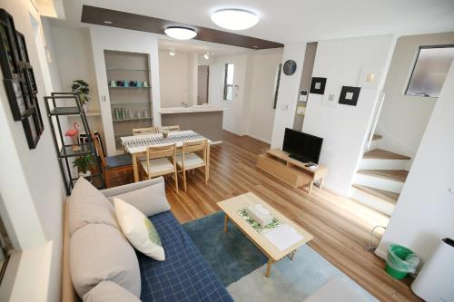 YT2198 Spacious Three Level 4BR Entire Home Kanamecho 8 Min Near Ikebukuro Free Parking Rooftop Terrace Sleeps 8