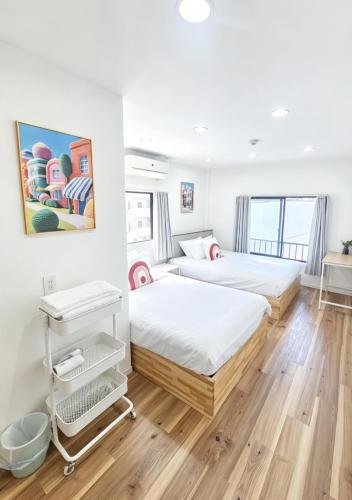 浅草花日美居 Asakusa Hanahi 301 Room Twin Room 4 min walk to Asakusa Temple Direct access to Narita Haneda Airport