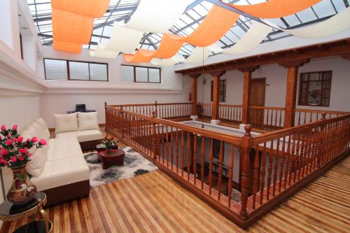 Posezení v ubytování Casa Hotel Las Plazas