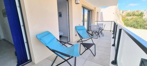LE SEGRETO, Appt Neuf dans résidence de Standing, Superbe Déco, Centre, 2 Parkings Privés, Climatisation
