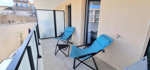 LE SEGRETO, Appt Neuf dans résidence de Standing, Superbe Déco, Centre, 2 Parkings Privés, Climatisation