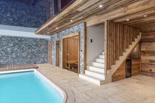 Villa Manteau de Neige - 14 pers - Pool Spa Sauna & Lake View