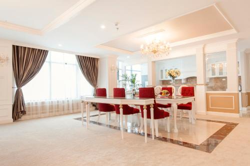 Posezení v ubytování Muong Thanh Grand Lao Cai Hotel