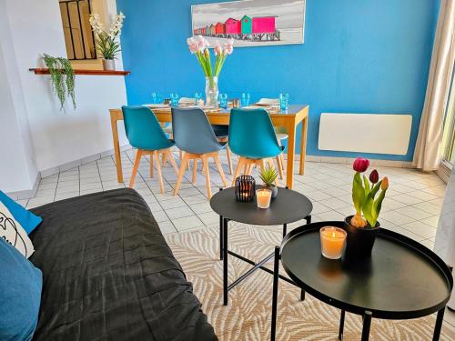 LE MARTY 7 Vue Mer Centre Terrasse Garage Piscine Climatisation