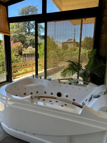 Casa Alma, Vue Cité, jacuzzi balnéo, clim, jardin, parking gratuit