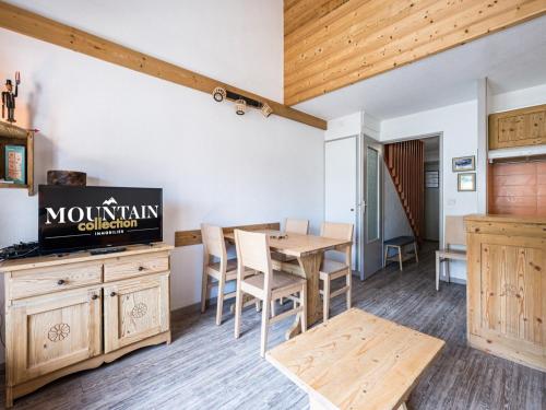 Studio avec mezzanine, balcon, parking proche pistes Val-d'Isère