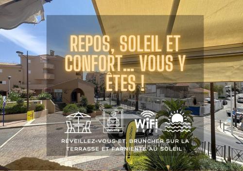 Blue Toscane T2 terrasse, parking Wi-Fi