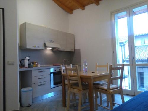 Kuchyň nebo kuchyňský kout v ubytování Up b&b