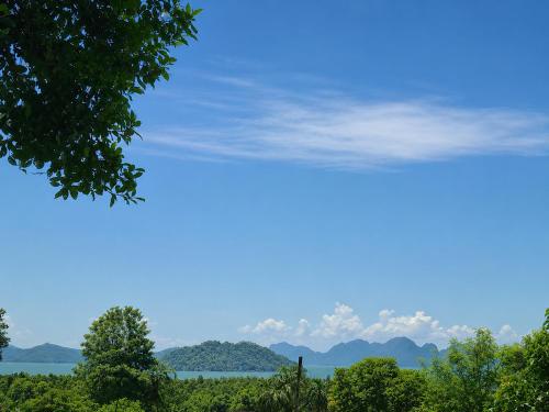 a view of the mountains and trees at Para Hill Homestay in Ban Muang Mai