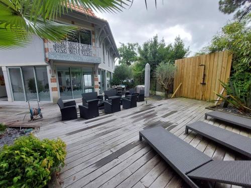 Villa d'exception à Arcachon, piscine