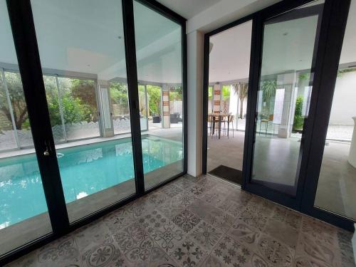 Villa d'exception à Arcachon, piscine
