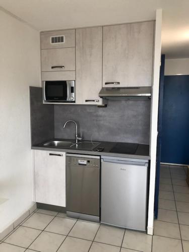 Appartement confortable à Canet-en-Roussillon, 24 m², piscine partagée