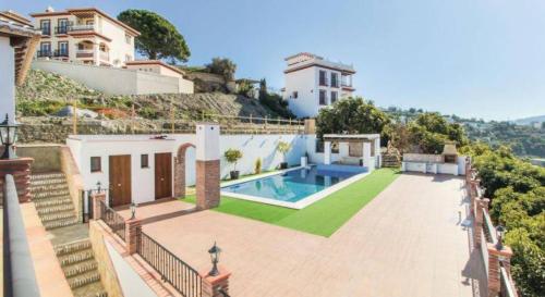 an image of a house with a swimming pool at Elegant Villa with Jacuzzi in Canillas de Albaida in Canillas de Albaida