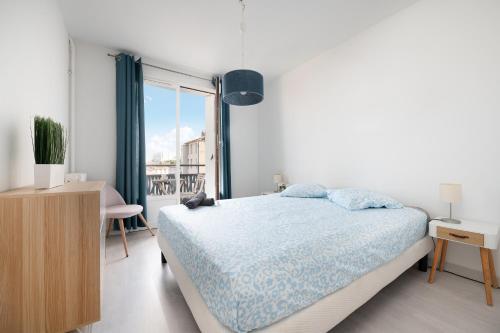T3 vue canal & clocher et parking, Toulouse centre