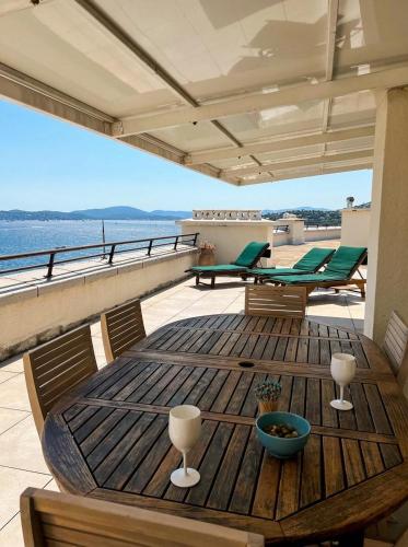 Rooftop panoramic sea view