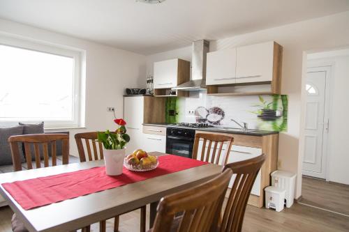 A kitchen or kitchenette at Apartments Ema