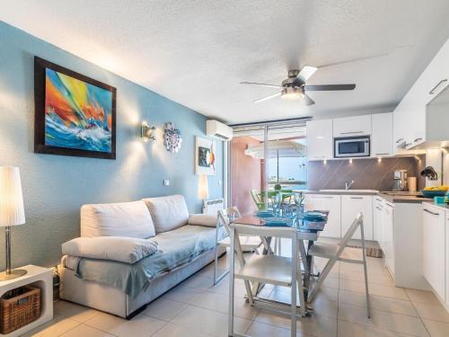 Studio climatisé face mer avec parking, Sète - FR-1-472A-321
