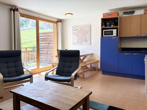 Appartement skis aux pieds Les Orres 1800, balcon - FR-1-322-702