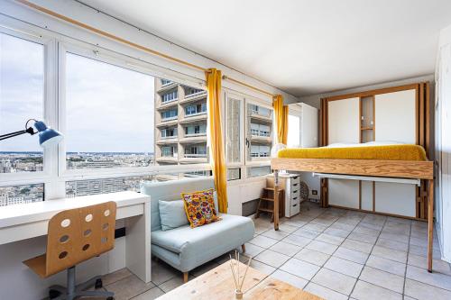 Studio cosy au cœur du 13e Vue sur Paris