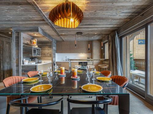 Appartement moderne à Méribel avec parking privatif, proche pistes pour 8 pers.