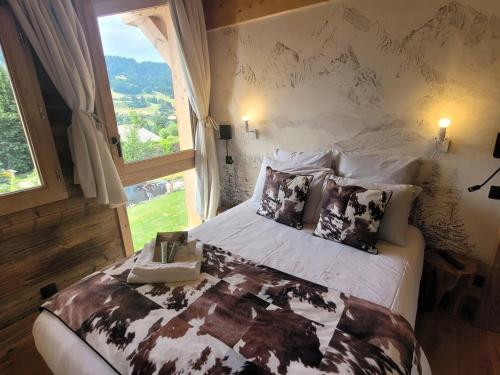 Chalet de luxe aux Gets avec jacuzzi et animaux admis, proche pistes