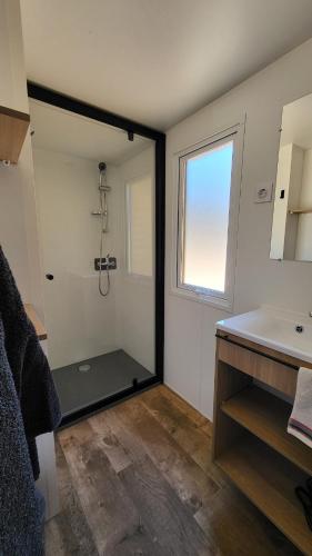 L'Eden des Chênes - Mobil-home premium neuf 6-7 pers - accès direct plage - Porto Vecchio