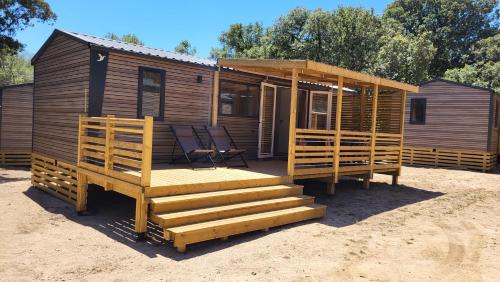 L'Eden des Chênes - Mobil-home premium neuf 6-7 pers - accès direct plage - Porto Vecchio