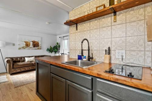 Cuina o zona de cuina de Spearfish Cottages