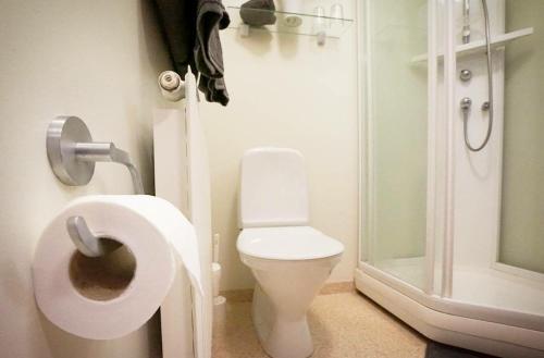 Koupelna v ubytování Grenivik Guesthouse