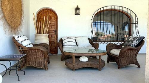 Bohemian villa with pool & mountain view