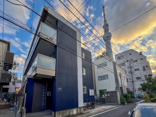 Triphome Oshiage station and Tokyo Skytree