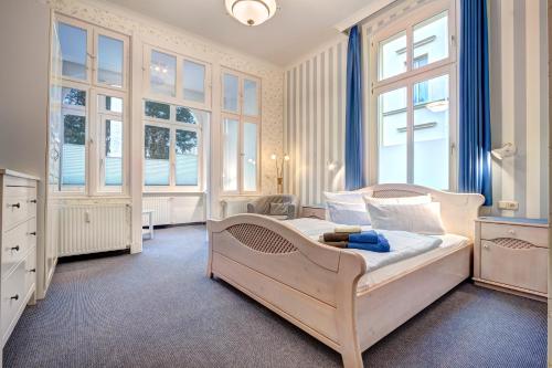 Letto o letti in una camera di Hotel Villa Seeschlößchen