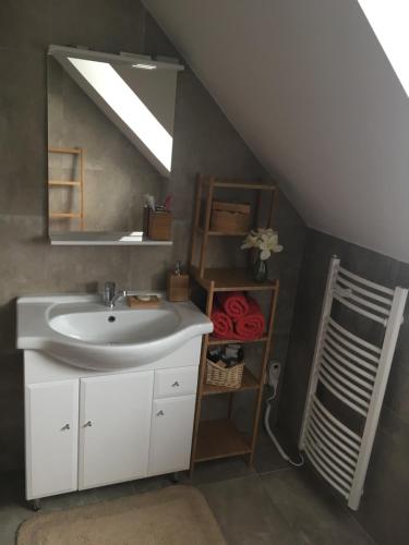 Koupelna v ubytování Luxury Chalet Stará Lesná