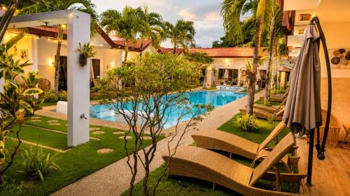 an image of a resort with a swimming pool at Blue Planet Panglao in Panglao Island