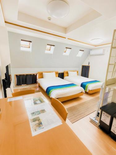 401 1BR Near Namba & Kuromon Free Laundry dryer Melon Home