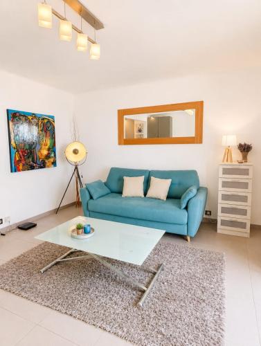 Fully equipped beachfront studio in the heart of the city center bd Leclerc