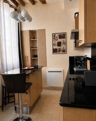 Charming studio with beams Rue du Cherche Midi