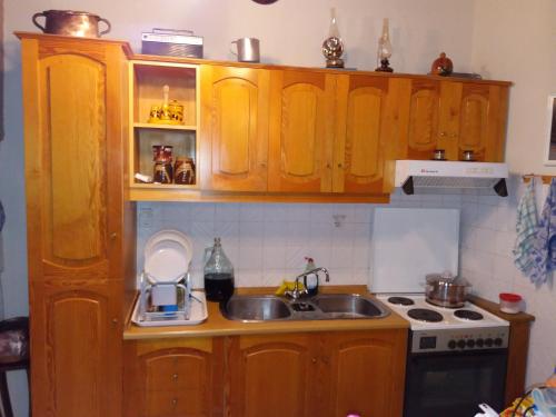 Una cocina o zona de cocina en Stone Mansion