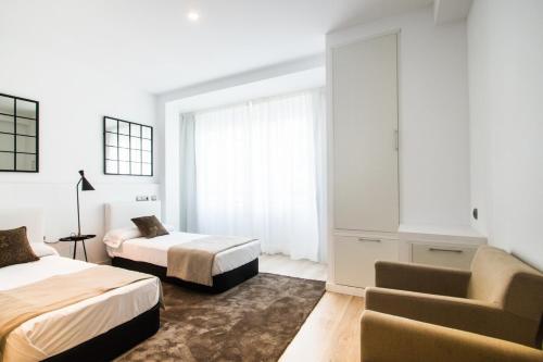 Letto o letti in una camera di Valencia Luxury - Boutique Center