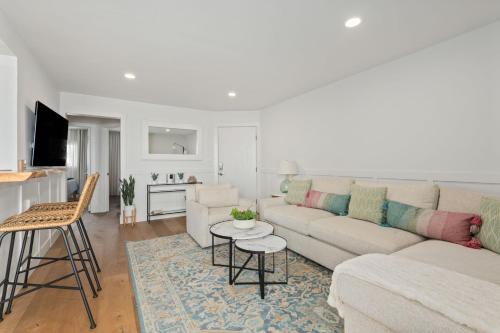 a living room with a couch and a table at Carpinteria Shores CS 206 in Carpinteria
