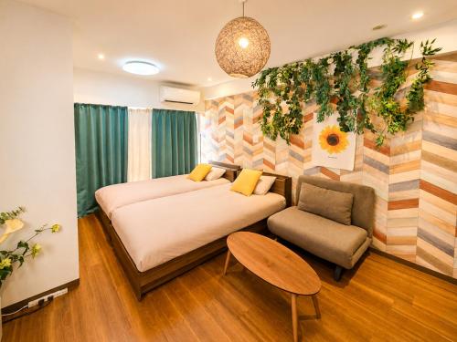 Walk to Shinjuku Shin Okubo 7min Twin Beds