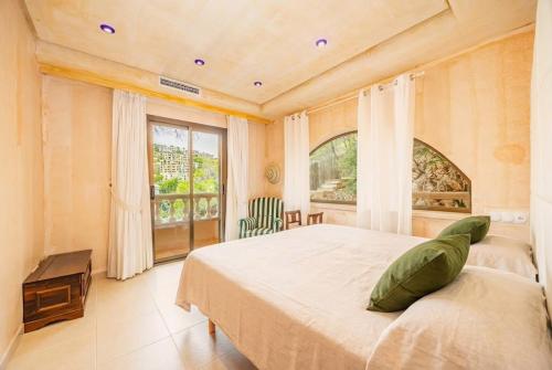 a bedroom with two beds and a window at Port Andratx - 3444-29 Mallorca in Port d'Andratx