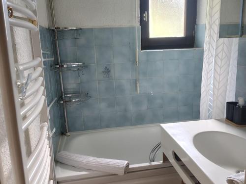 Charmant 2 pièces avec terrasse, proche commodités et navettes, 4 pers, WiFi, parking, Châtel