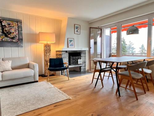 Crans mountain view