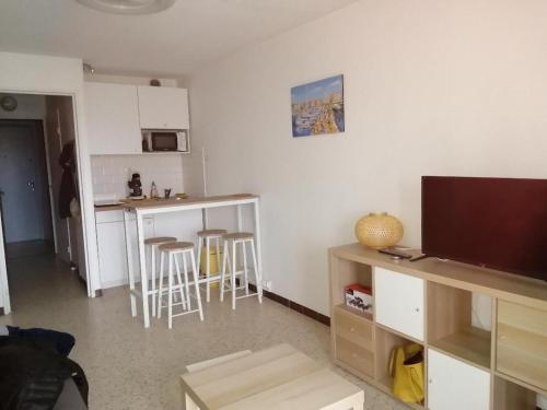 Cap d Agde-Studio Cabine climatisé- Le Mole