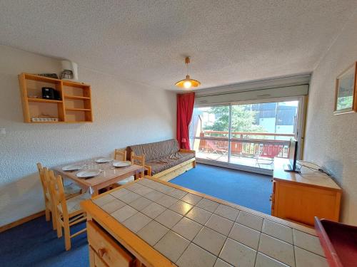 Studio au pied des pistes avec balcon, parking, 4 pers.