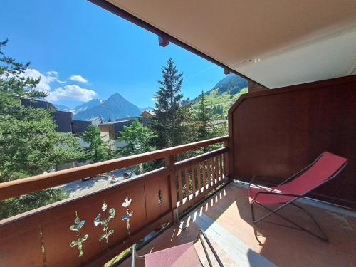 Studio au pied des pistes avec balcon, parking, 4 pers.