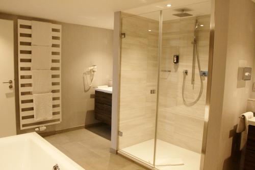 Et badeværelse på Dürer-Hotel