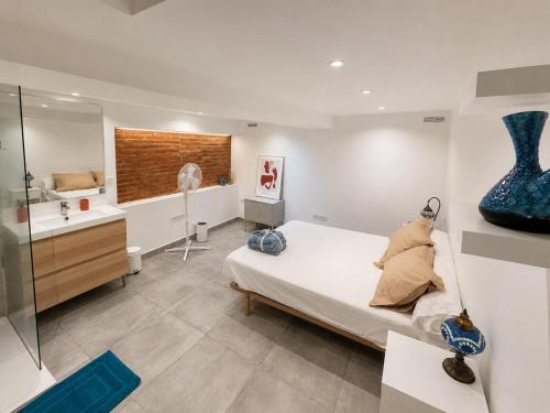 Duplex calme avec clim et terrasse au centre ville