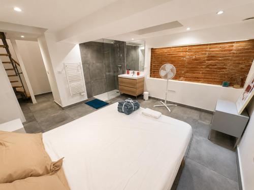 Duplex calme avec clim et terrasse au centre ville
